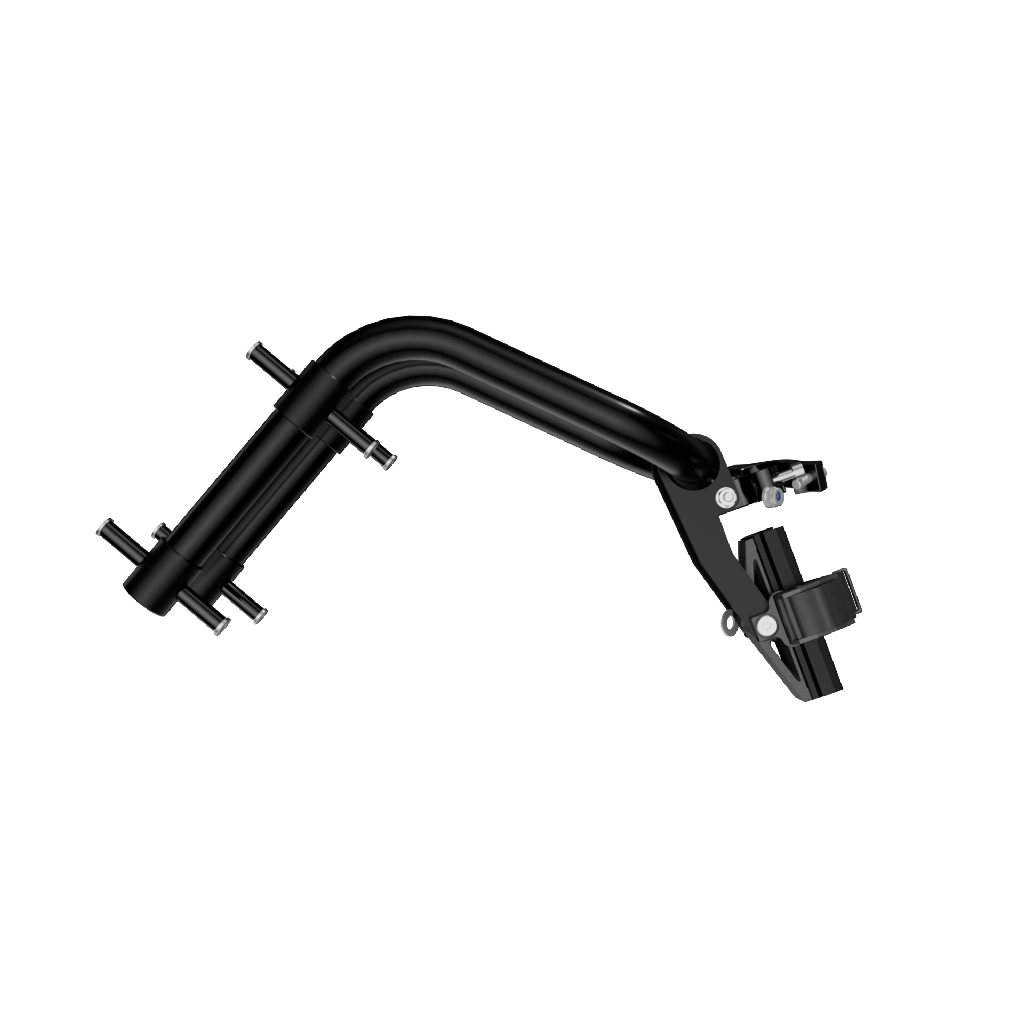 FullyLoaded Pro vor schwarzem Hintergrund Seitenaufnahme rechts
